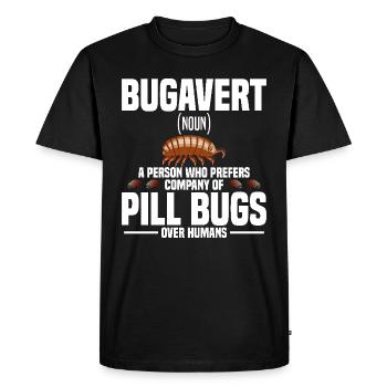 Rollie Pollie Entomologie Isopode Roly Poly pilule bug - T-shirt Premium bio Homme - noir - Devant - Nico (187cm)