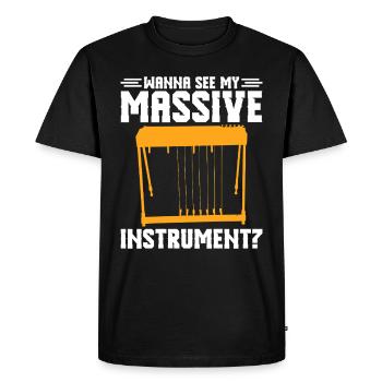 Country Music steelin Pedal Steel Guitariste - T-shirt Premium bio Homme - noir - Devant - Nico (187cm)