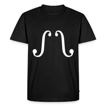 Double Bass Cello Gift - Men's Premium Organic T-Shirt - black - Front - Nico (187cm)