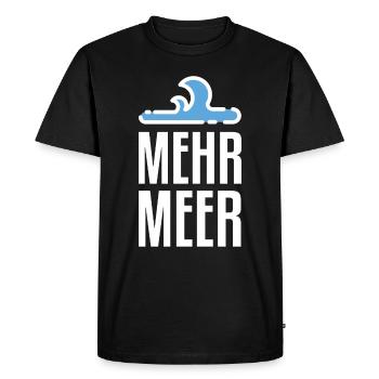 More sea water summer - Men's Premium Organic T-Shirt - black - Front - Nico (187cm)