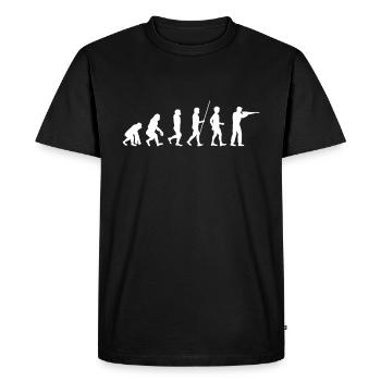 Club de tir sportif tir - T-shirt Premium bio Homme - noir - Devant - Nico (187cm)
