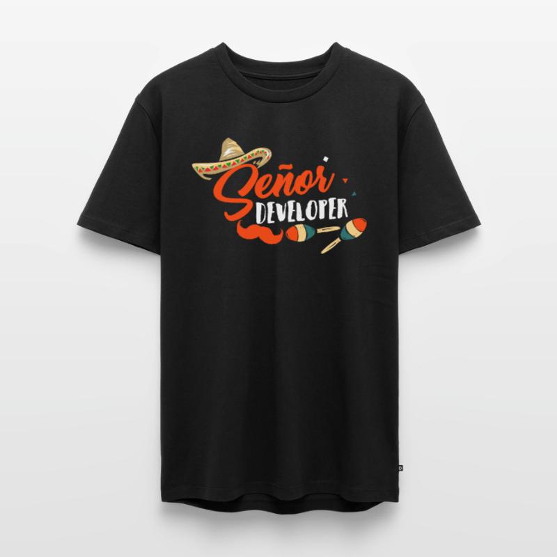 Programmer Senior Developer Programming Men's Premium Organic T-Shirt