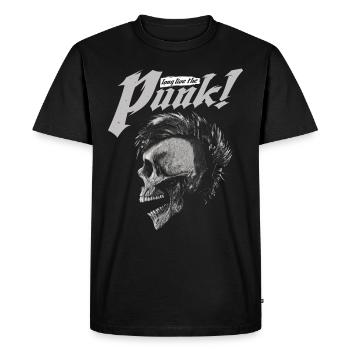 Vive le Punk - T-shirt Premium bio Homme - noir - Devant - Nico (187cm)