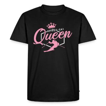 Tenue après-ski Queen après-ski femme - T-shirt Premium bio Homme - noir - Devant - Nico (187cm)