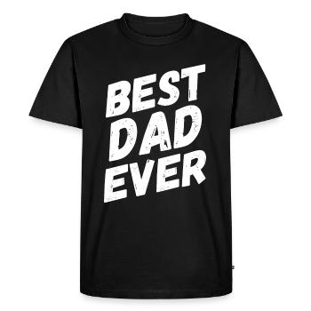 Best Dad Ever Best Dad Ever - T-shirt Premium bio Homme - noir - Devant - Nico (187cm)