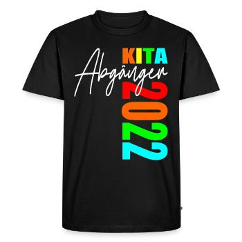 Kita Abgänger 2022 - Männer Premium Bio T-Shirt - Schwarz - Vorne - Nico (187cm)
