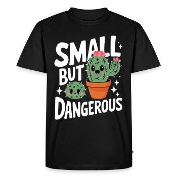 Cactus Cactus Plante du désert - T-shirt Premium bio Homme - noir - Devant - Nico (187cm)