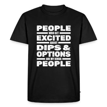 Stock Day Trading Exchange Forex Stock Trader - T-shirt Premium bio Homme - noir - Devant - Nico (187cm)