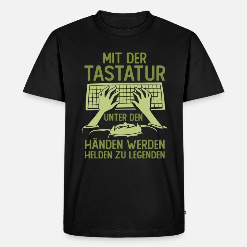 Programmierer Coder Software Entwickler - Männer Premium Bio T-Shirt - Schwarz