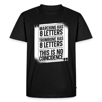 Trombone - T-shirt Premium bio Homme - noir - Devant - Nico (187cm)