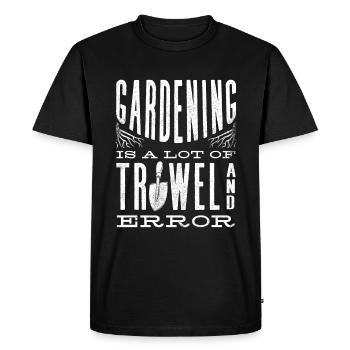 Horticulture Horticulteur Jardinage Truelle Et - T-shirt Premium bio Homme - noir - Devant - Nico (187cm)