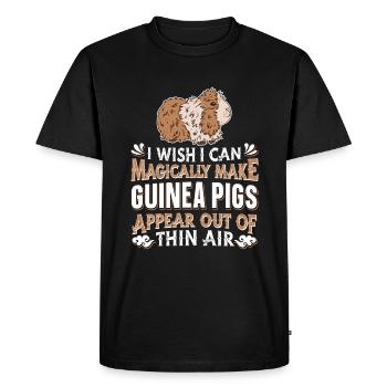 Guinea pig Guinea pig - Men's Premium Organic T-Shirt - black - Front - Nico (187cm)