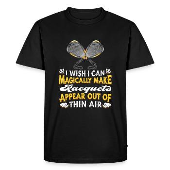 Squash - Men's Premium Organic T-Shirt - black - Front - Nico (187cm)