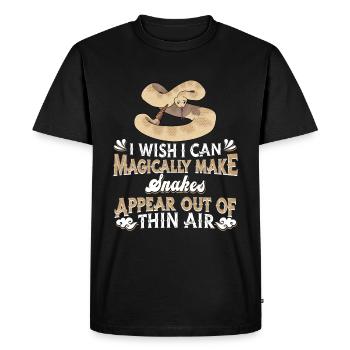 Snake - Men's Premium Organic T-Shirt - black - Front - Nico (187cm)