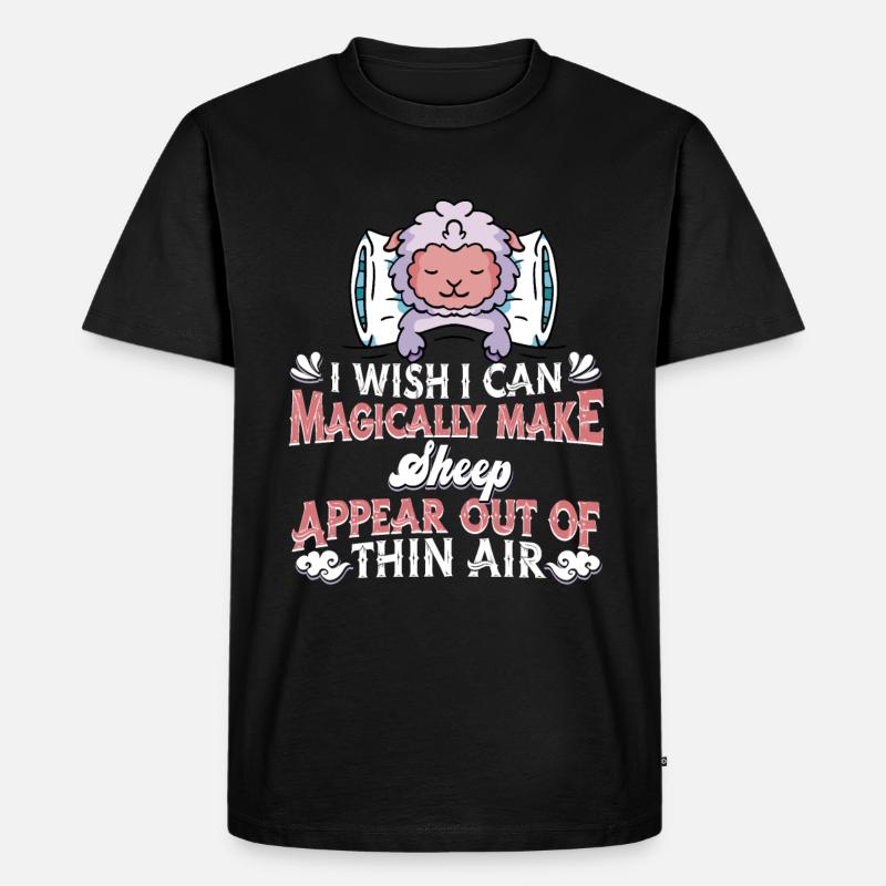 Schaf Schäfer - Männer Premium Bio T-Shirt - Schwarz
