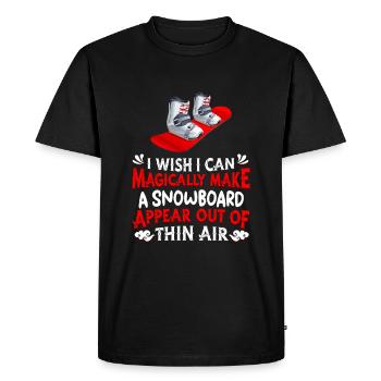 Snowboard Snowboarder Snowboarding - Men's Premium Organic T-Shirt - black - Front - Nico (187cm)