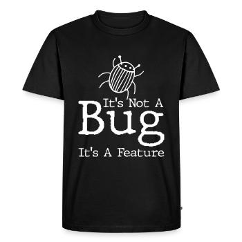 Programmer Coder Software Developer - Men's Premium Organic T-Shirt - black - Front - Nico (187cm)