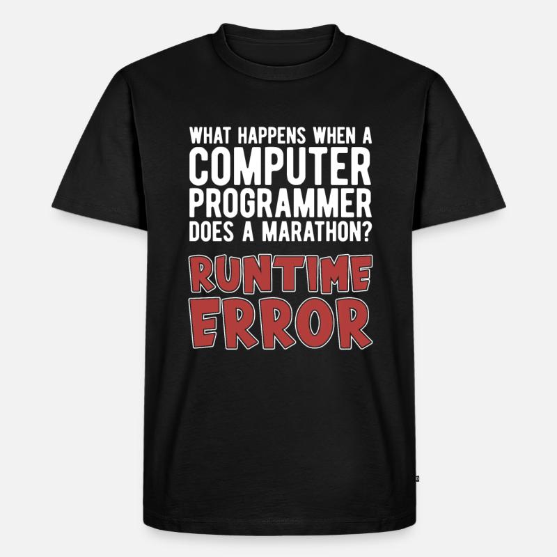 Programmierer Coder Software Entwickler - Männer Premium Bio T-Shirt - Schwarz
