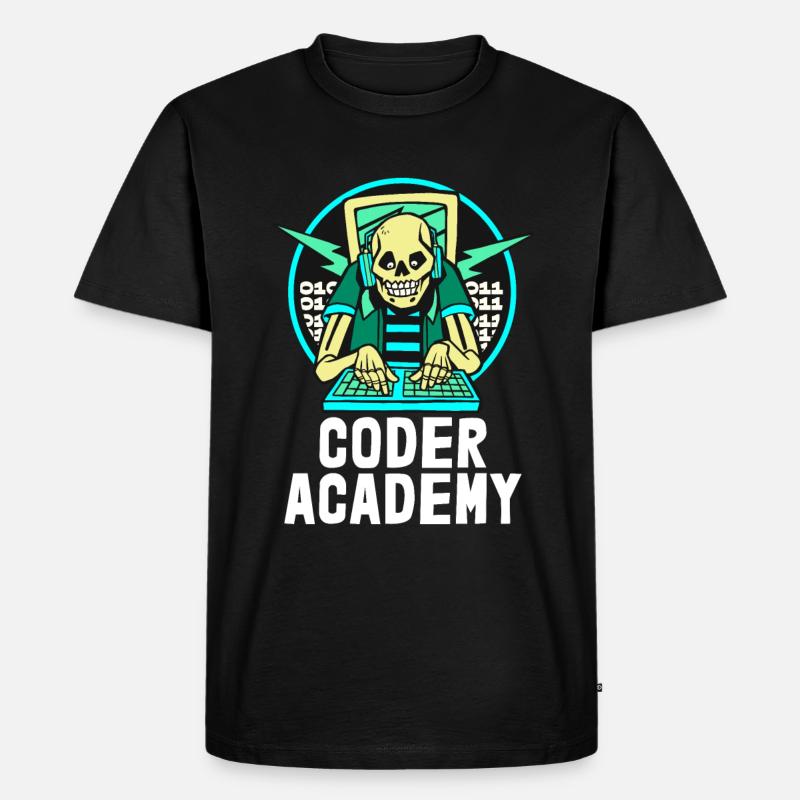 Programmierer Coder Software Entwickler - Männer Premium Bio T-Shirt - Schwarz