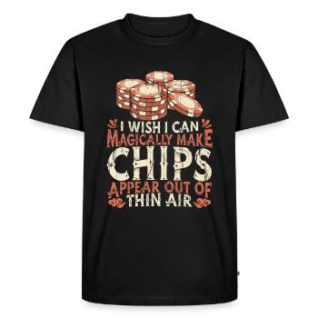 Casino Casino Jeux d’argent - T-shirt Premium bio Homme - noir - Devant - Nico (187cm)