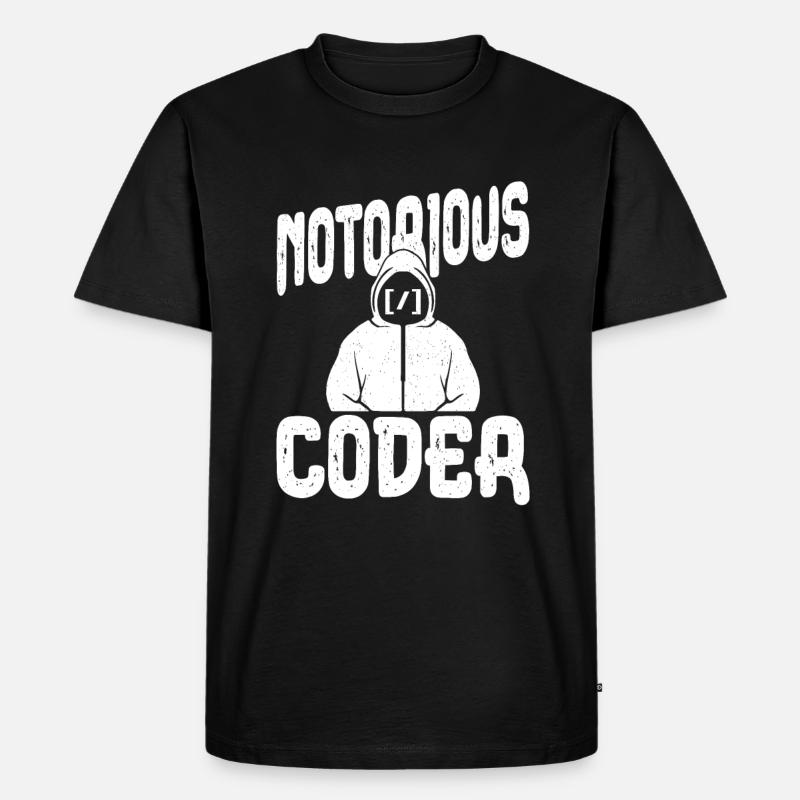 Programmer Coder Software Developer - Men's Premium Organic T-Shirt - black