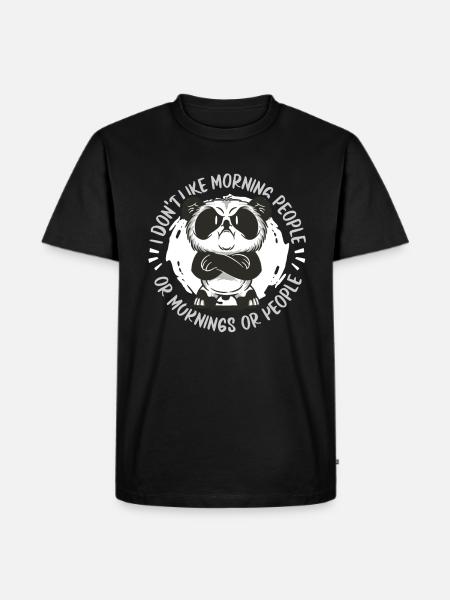 Panda Panda Bear - Men's Premium Organic T-Shirt - black