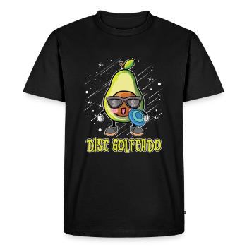 Frisbee Golf - T-shirt Premium bio Homme - noir - Devant - Nico (187cm)