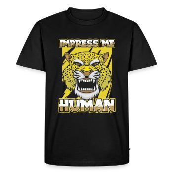 Jaguar - Men's Premium Organic T-Shirt - black - Front - Nico (187cm)