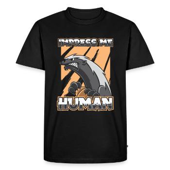 Ratel - T-shirt Premium bio Homme - noir - Devant - Nico (187cm)