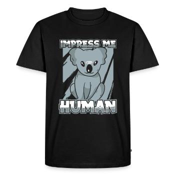 Koala Koala Bear - Men's Premium Organic T-Shirt - black - Front - Nico (187cm)
