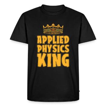 Physicien physicien - T-shirt Premium bio Homme - noir - Devant - Nico (187cm)