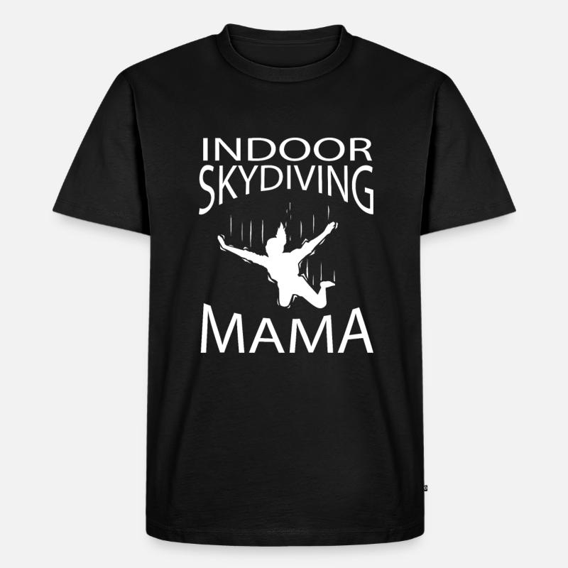 Indoor-Skydiving - Männer Premium Bio T-Shirt - Schwarz