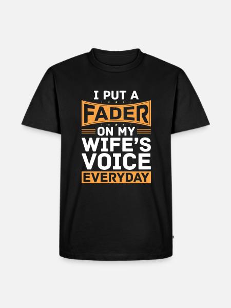 Tontechniker Sound Audio Engineer - Men's Premium Organic T-Shirt - black