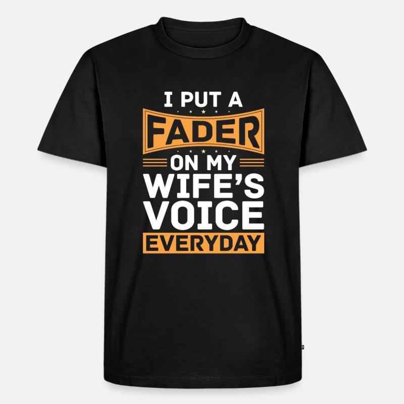 Tontechniker Sound Audio Engineer - Männer Premium Bio T-Shirt - Schwarz