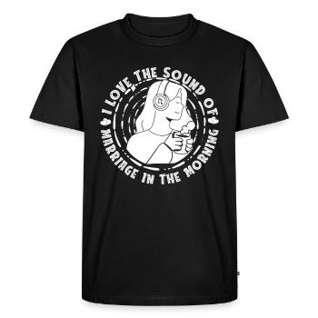 Ingénieur du son Tontechniker - T-shirt Premium bio Homme - noir - Devant - Nico (187cm)