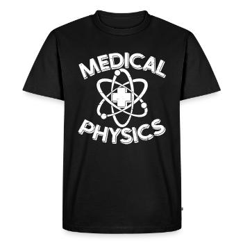 Physicien physicien - T-shirt Premium bio Homme - noir - Devant - Nico (187cm)
