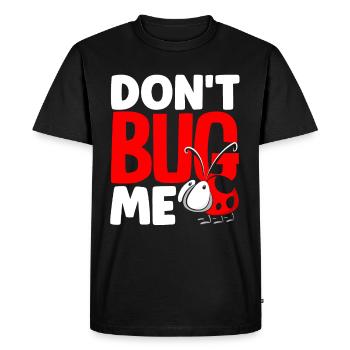 Coccinelle Entomologiste Coccinelles Entomologie Ne pas - T-shirt Premium bio Homme - noir - Devant - Nico (187cm)