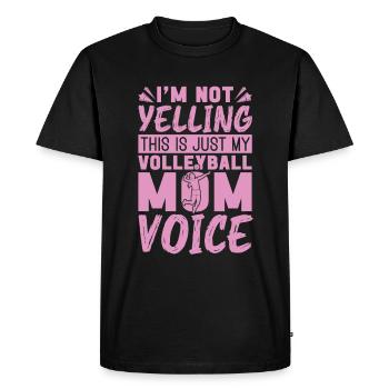 Volleyball Volleyball de plage - T-shirt Premium bio Homme - noir - Devant - Nico (187cm)