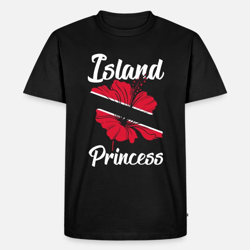 Trinité-et-Tobago Drapeau île de Trinité-et-Tobago - T-shirt Premium bio Homme - noir