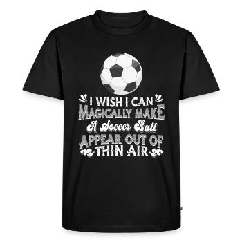Football Football - T-shirt Premium bio Homme - noir - Devant - Nico (187cm)