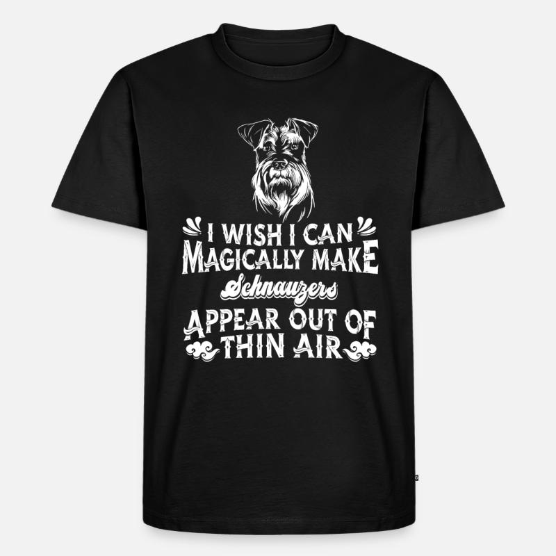 Schnauzer Chien Géant Schnauzer - T-shirt Premium bio Homme - noir