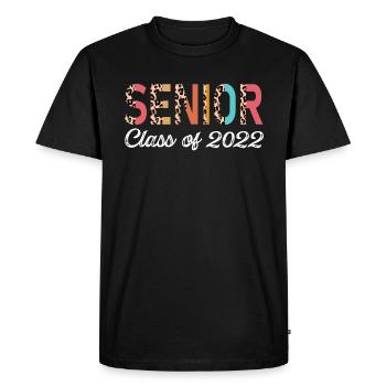 Classe Senior De 2022 Leopard Seniors 23 - T-shirt Premium bio Homme - noir - Devant - Nico (187cm)