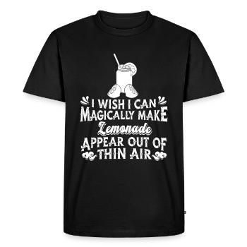 Soda à la limonade - T-shirt Premium bio Homme - noir - Devant - Nico (187cm)