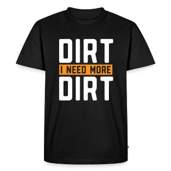Prospector - Men's Premium Organic T-Shirt - black - Front - Nico (187cm)