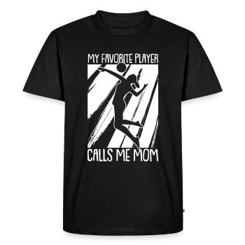 Volleyball Volleyball de plage - T-shirt Premium bio Homme - noir - Devant - Nico (187cm)
