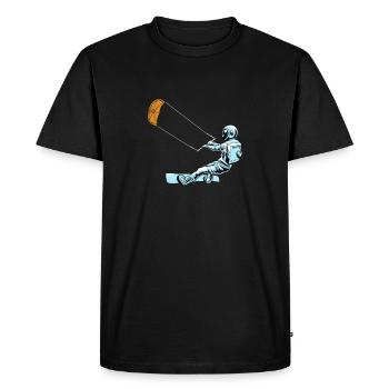 Kitesurfing Kiteboarding Kite Kite Kiten - Men's Premium Organic T-Shirt - black - Front - Nico (187cm)
