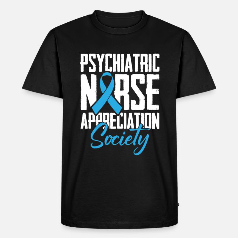 Krankenschwester - Männer Premium Bio T-Shirt - Schwarz