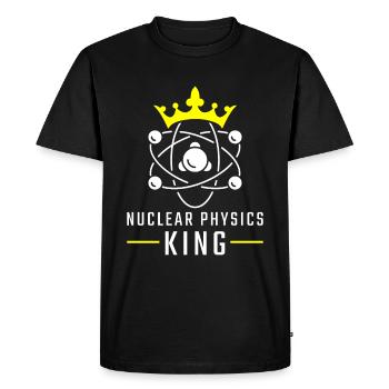 Physicien physicien - T-shirt Premium bio Homme - noir - Devant - Nico (187cm)
