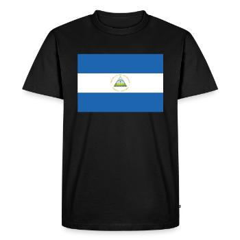 Drapeau officiel du Nicaragua Nicaragua Country Pride - T-shirt Premium bio Homme - noir - Devant - Nico (187cm)