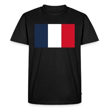 Drapeau officiel de Wallis et Futuma Pays wallisien - T-shirt Premium bio Homme - noir - Devant - Nico (187cm)